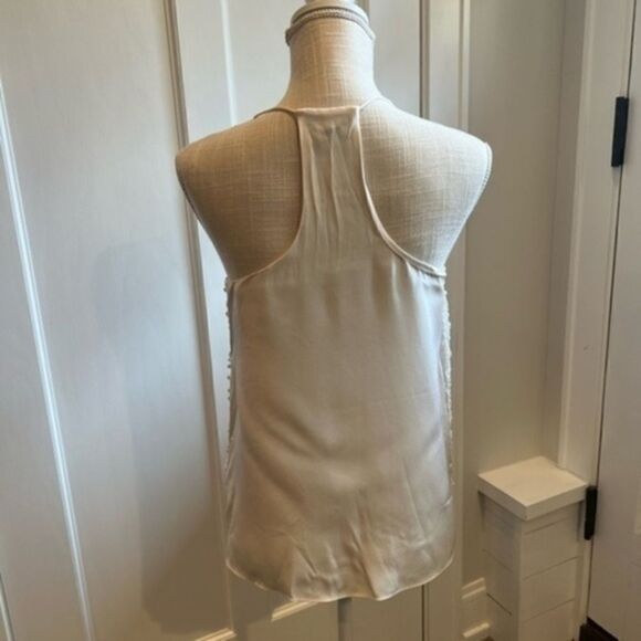 Gorgeous White Tibi Sequence Top Great Condition size 4 - Picture 13 of 13